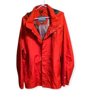 Eddie Bauer Weatheredge Superdry Vibrant Red Outerwear Hooded Men XL